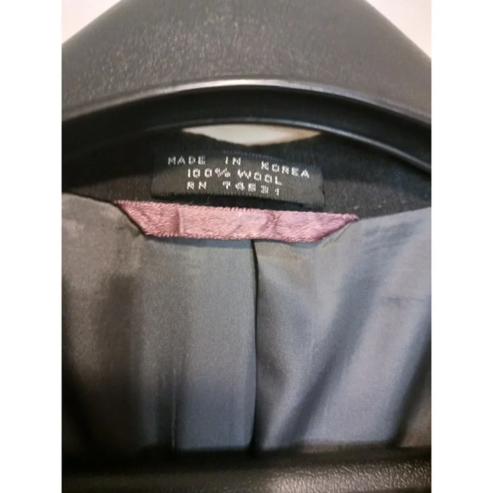 100%‎ Pure Wool Andre Vacor Grey Mens Career Business Suit Jacket Blazer 42L